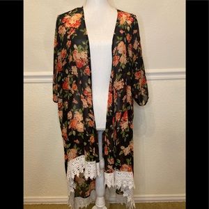 Floral kimono